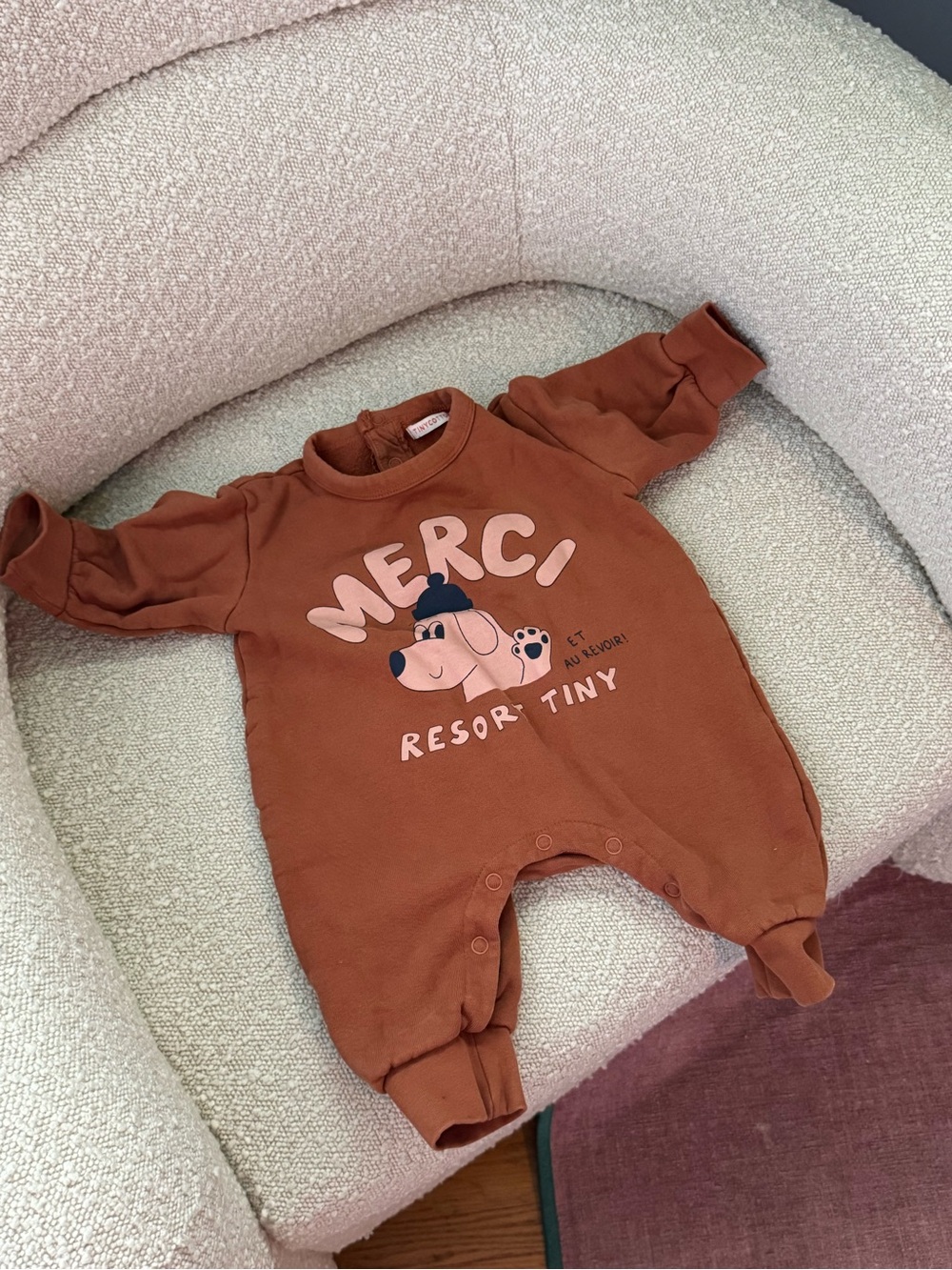 Merci Baby One-Piece Romper - TINYCOTTONS